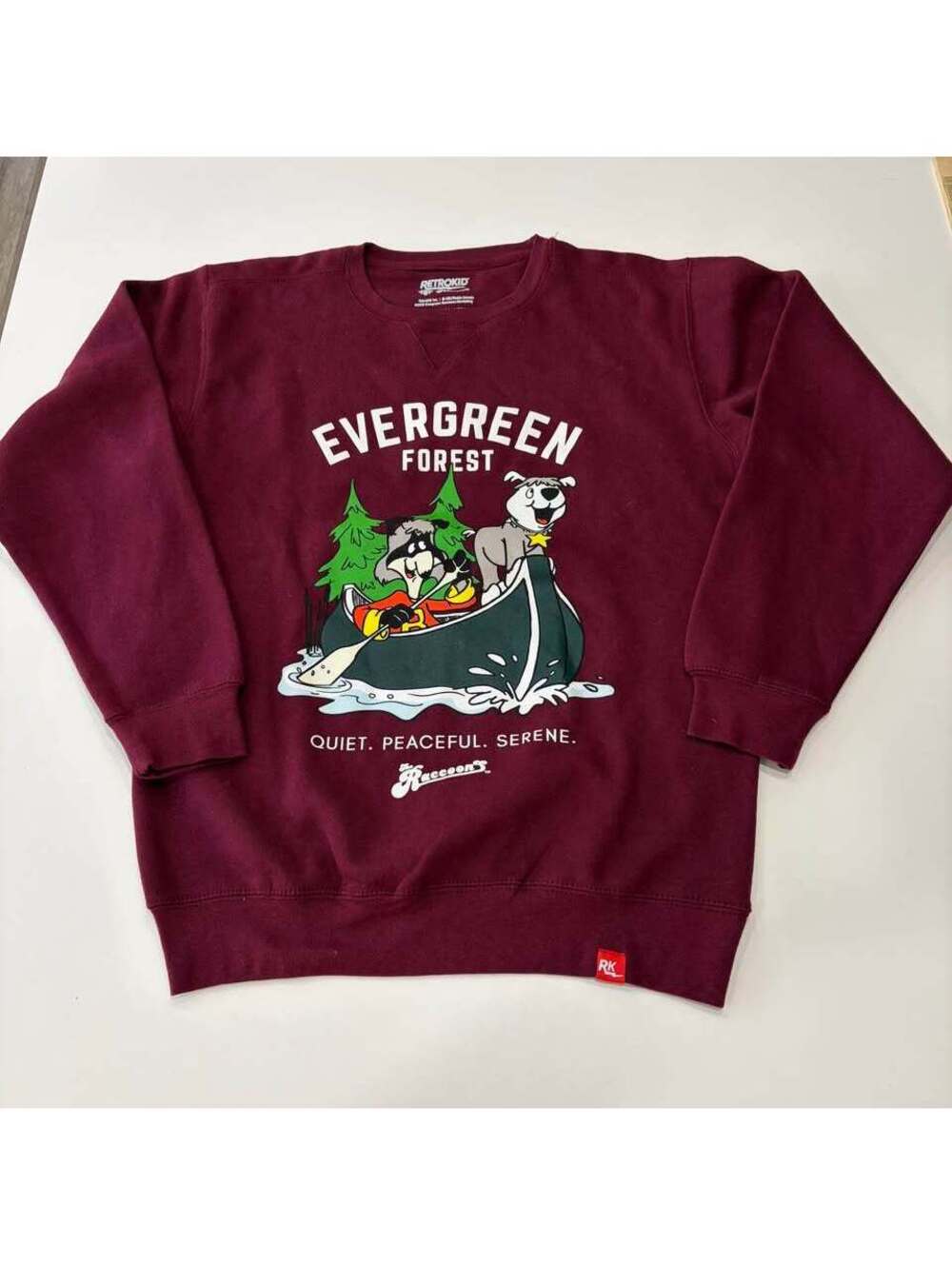 The Racoons Sweatshirt - Size Small (oversized fits like a medium or large)